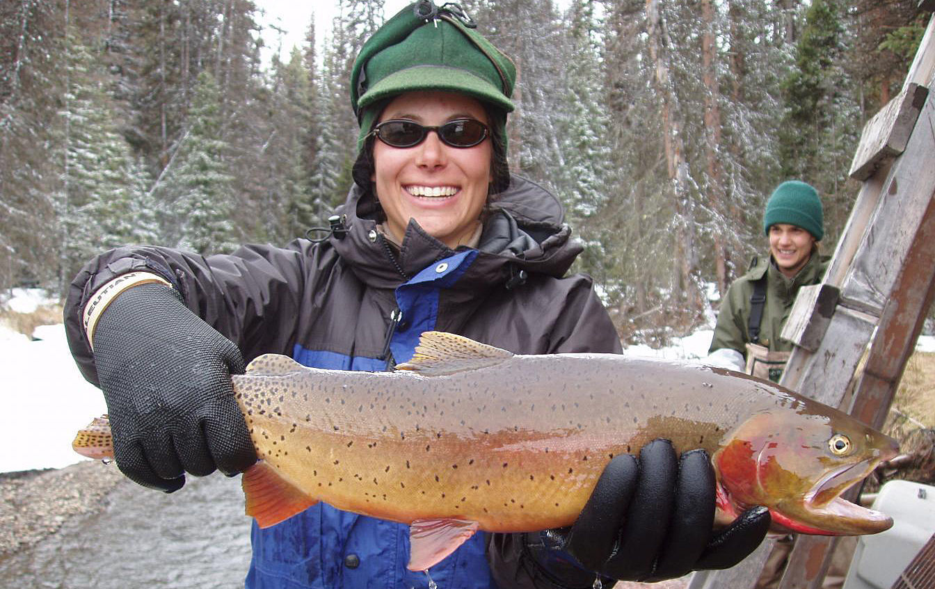 Spawning cutthroat